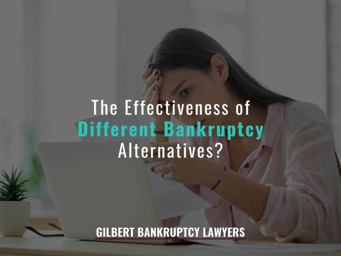 Bankruptcy alternatives
